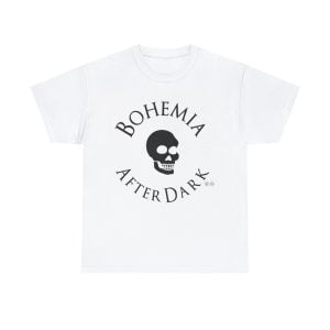 Bohemia AfterDark Black Skull - Unisex Heavy Cotton Tee